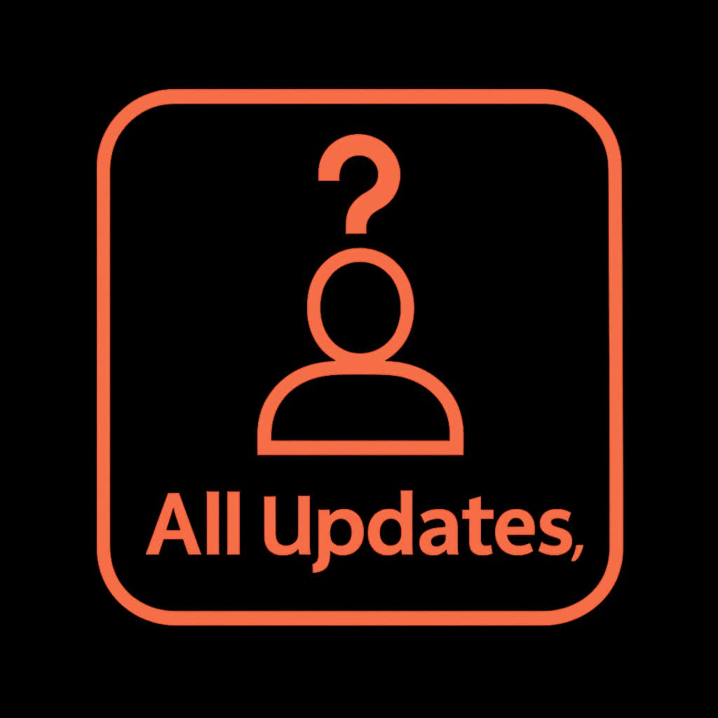 Badge design illustrating All Okwin Updates.