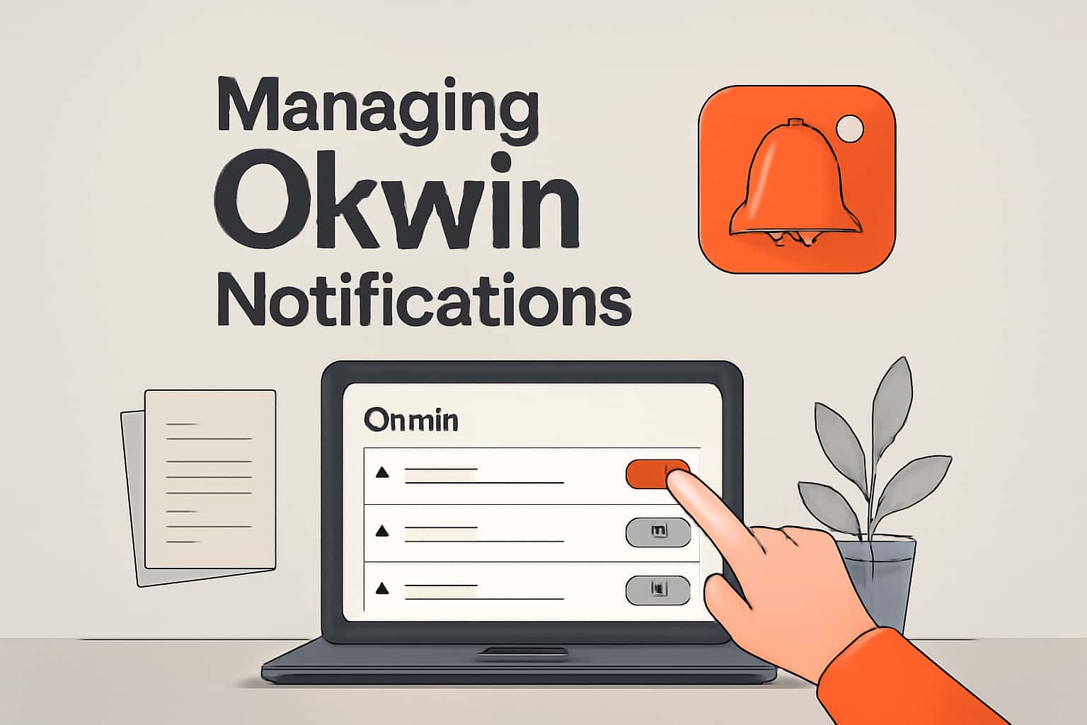 An informative visual representation of Managing Okwin Notifications.