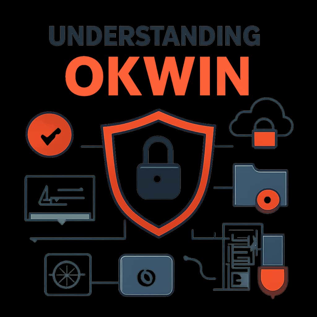 An illustration of Okwin Security features.
